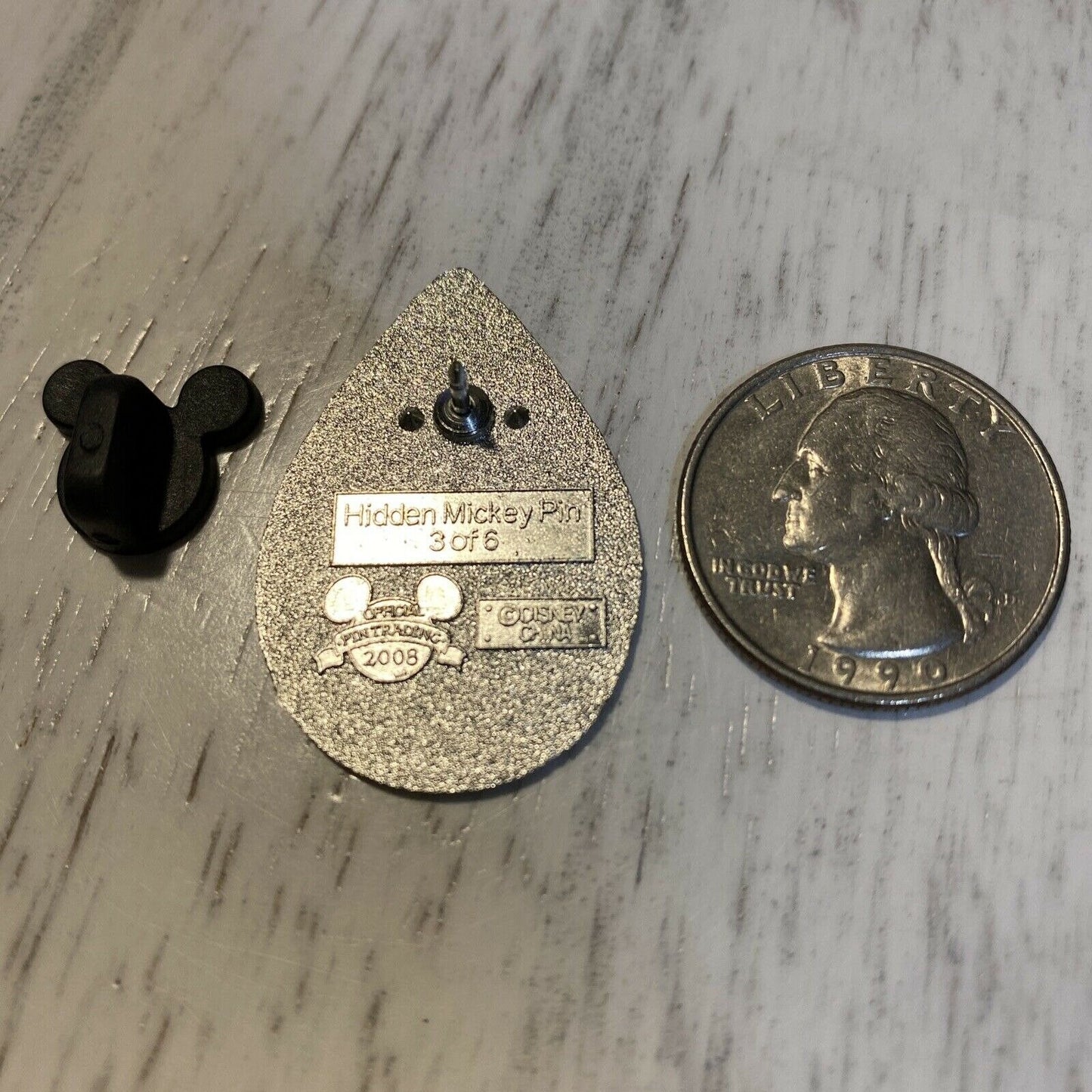 Disney Pin, Tinker Bell, Collectible Number 3 Of 6, Blue Birds, Hidden Mickey