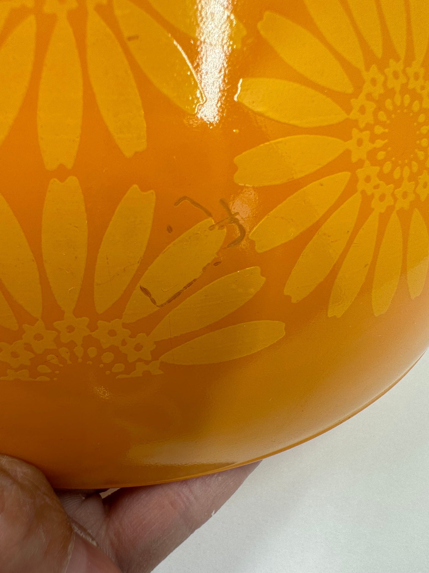 Vintage Bowls, Pyrex, Sunflower Cinderella, Set of 4.