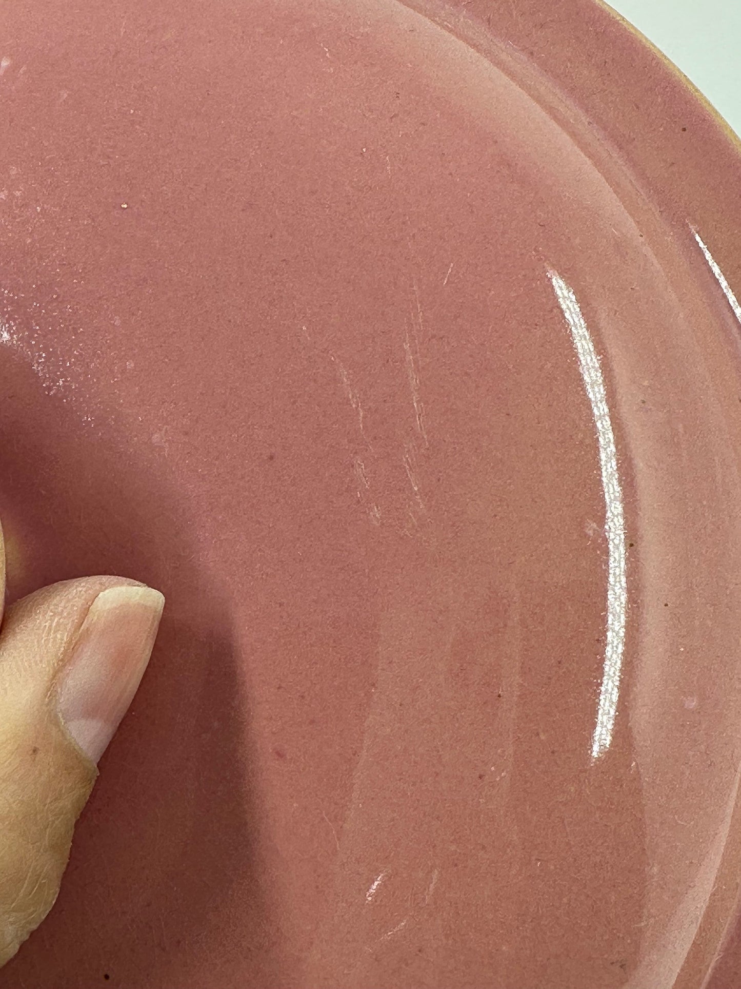 Vintage Casserole Dish, Rose Pink, Ceramic