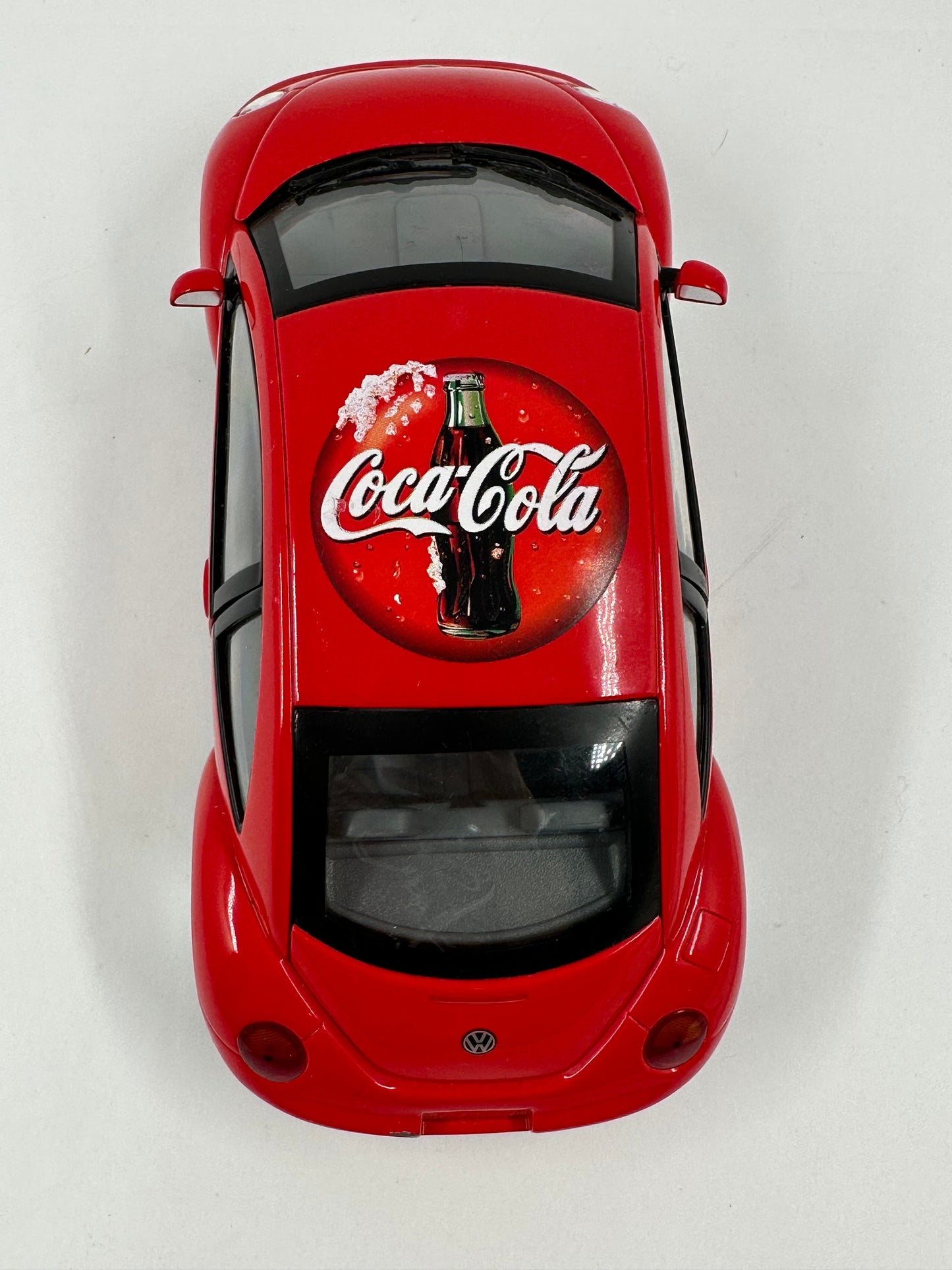 Vintage Toy, Coca-Cola Volkswagen Car by Matchbox, 9" Large Scale.