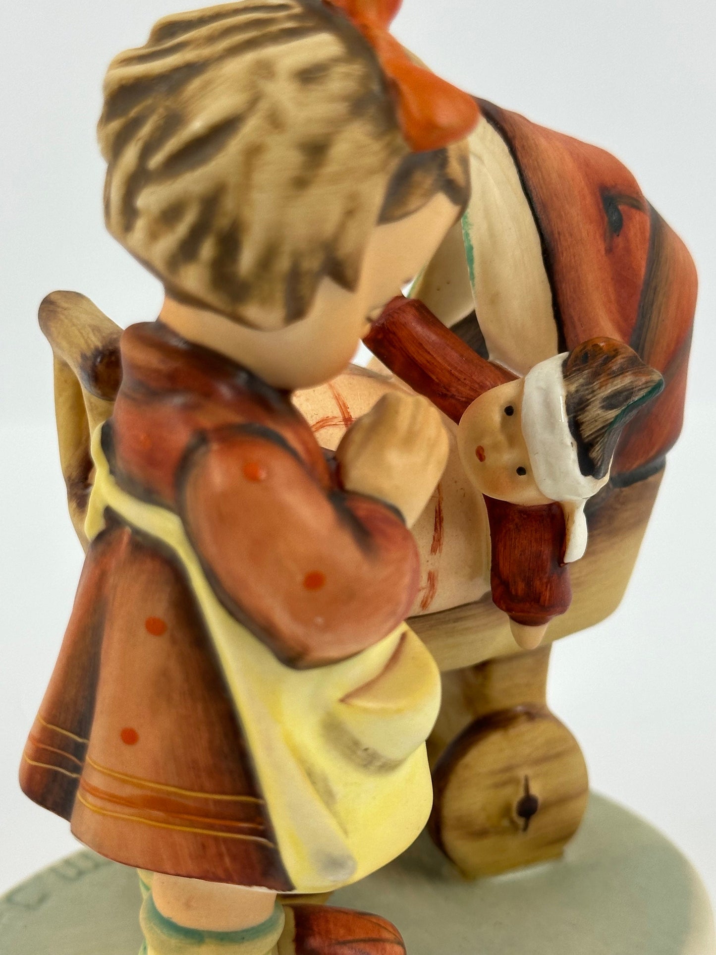Vintage Hummel Figurine, “Doll Mother” by Goebel, Made in Germany, 1980s.