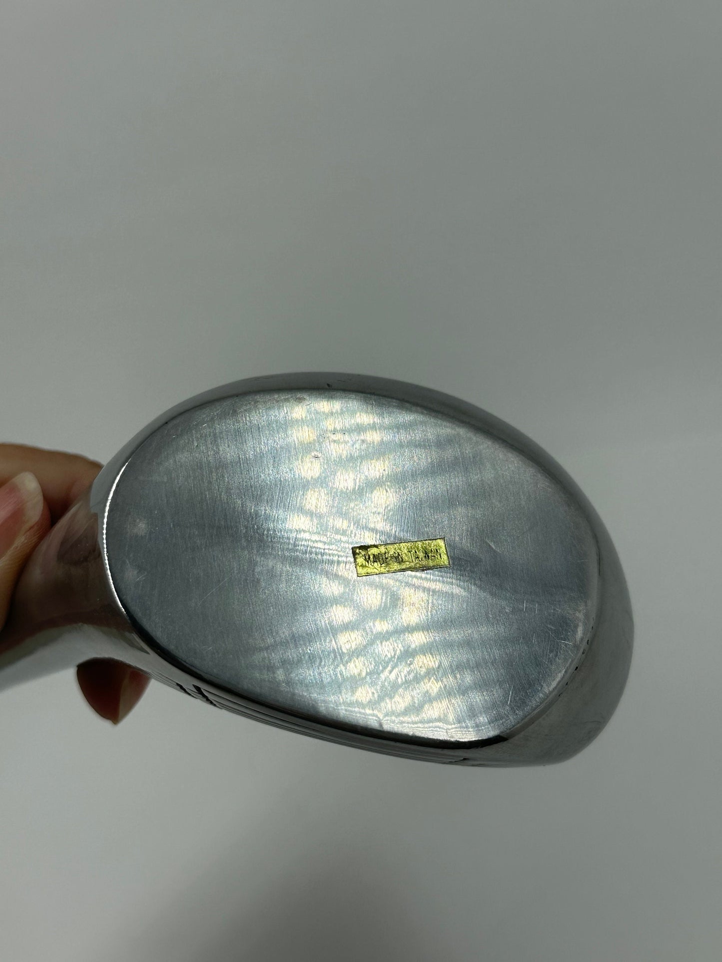 Vintage Paper Weight, Golf Club, Silver Tone, Made in Taiwan.