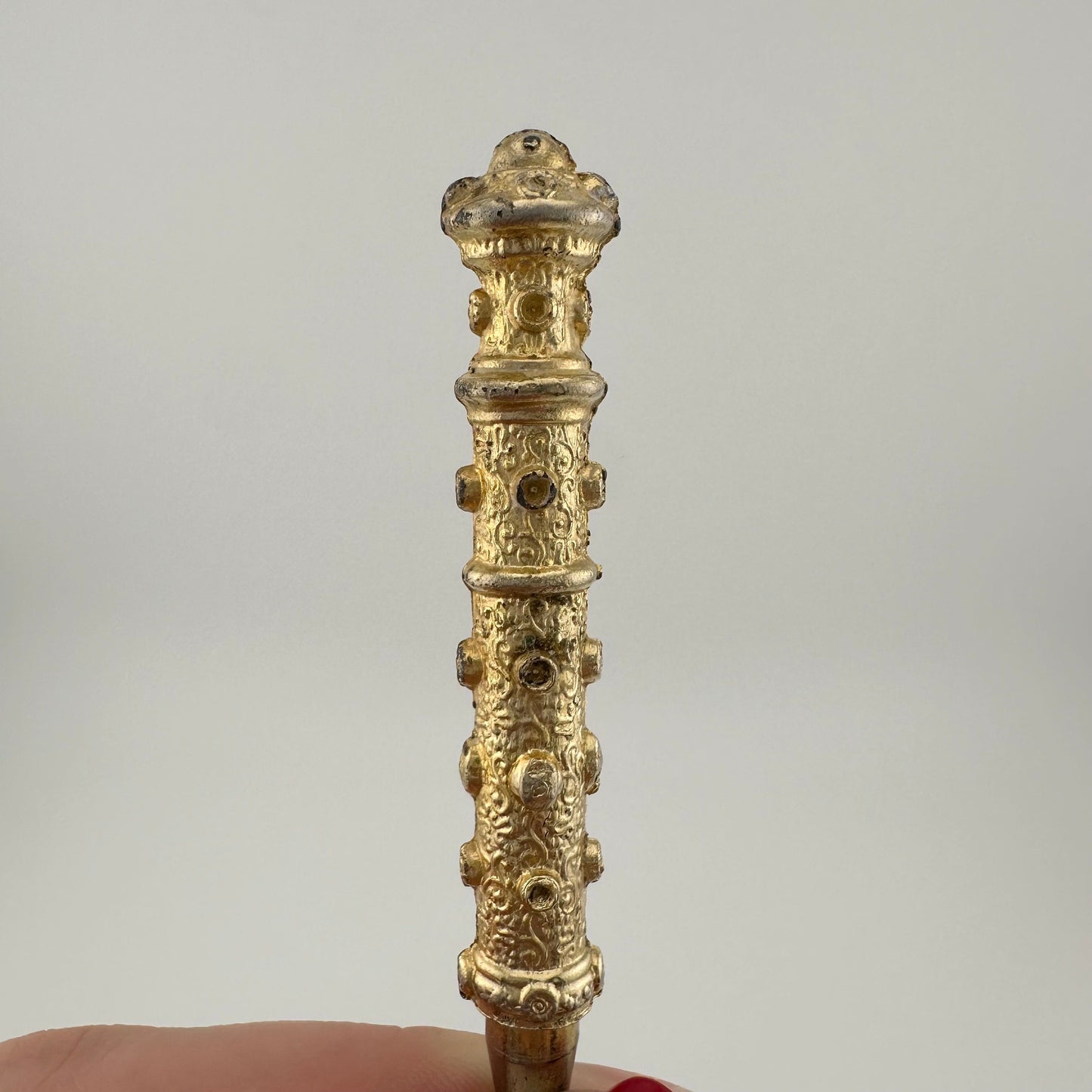 Vintage Mini Pencil, Gold Tone, Refillable Mechanical Pencil.
