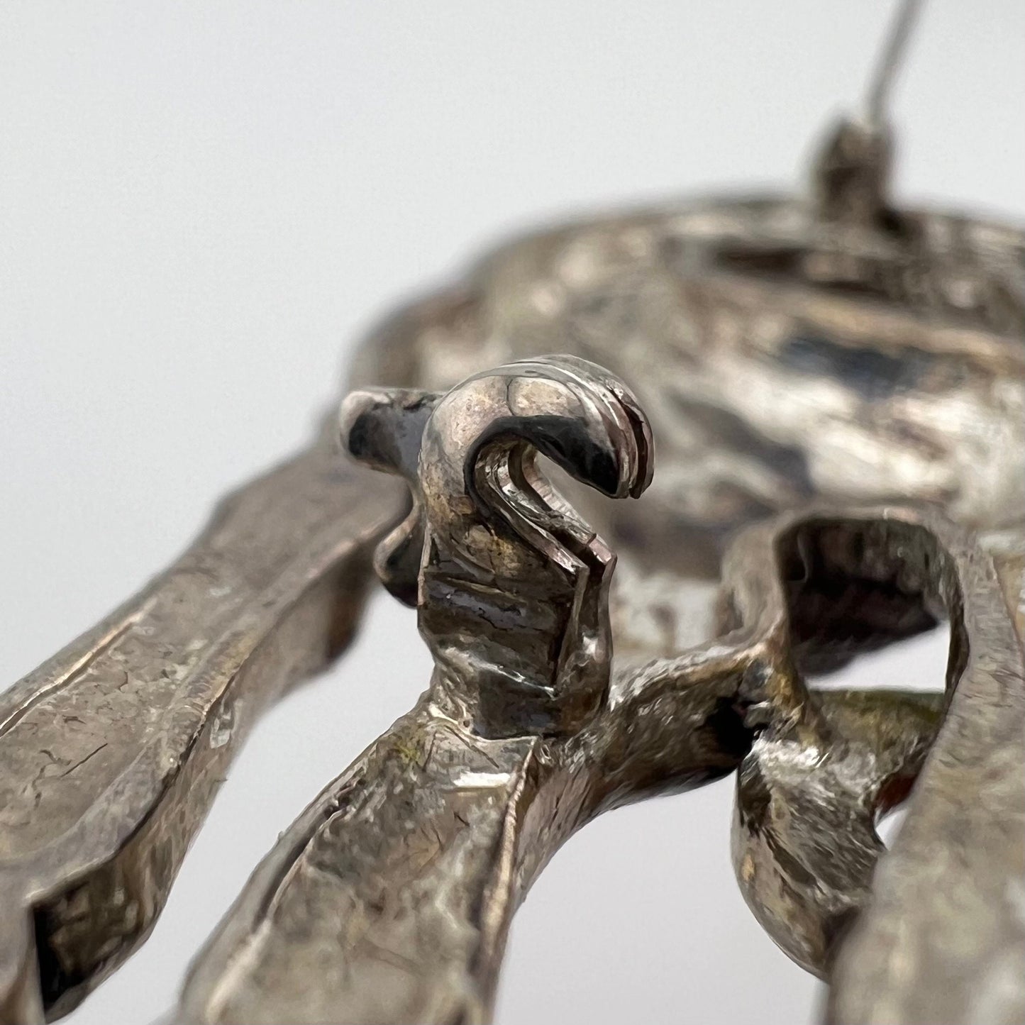 Vintage Brooch, Giraffe with Rhinestone Accents.