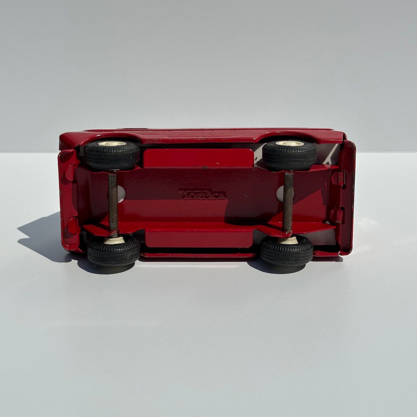 Vintage Red Van and Made by Tonka in the USA, Number 55360.