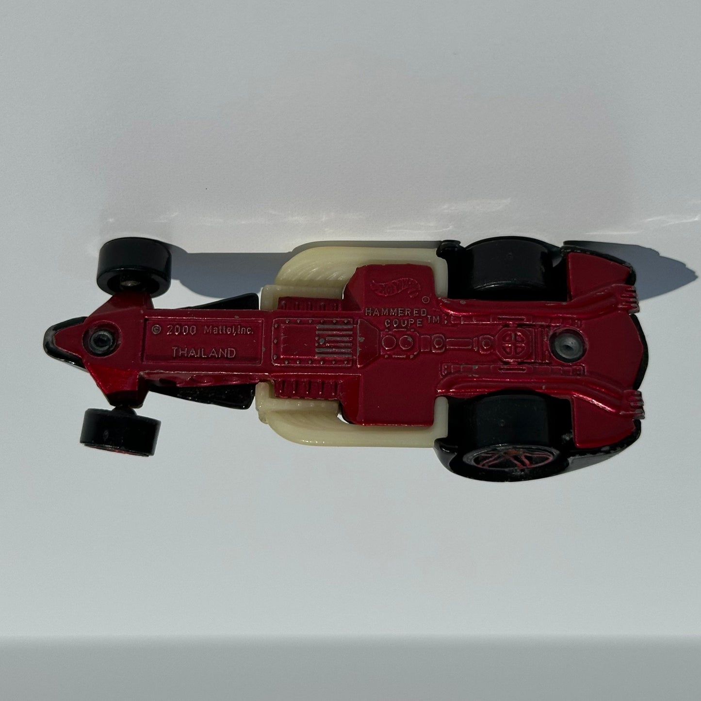 Vintage Hot Wheels Car of Hammered Coupe and Made in Thailand Early 2000s