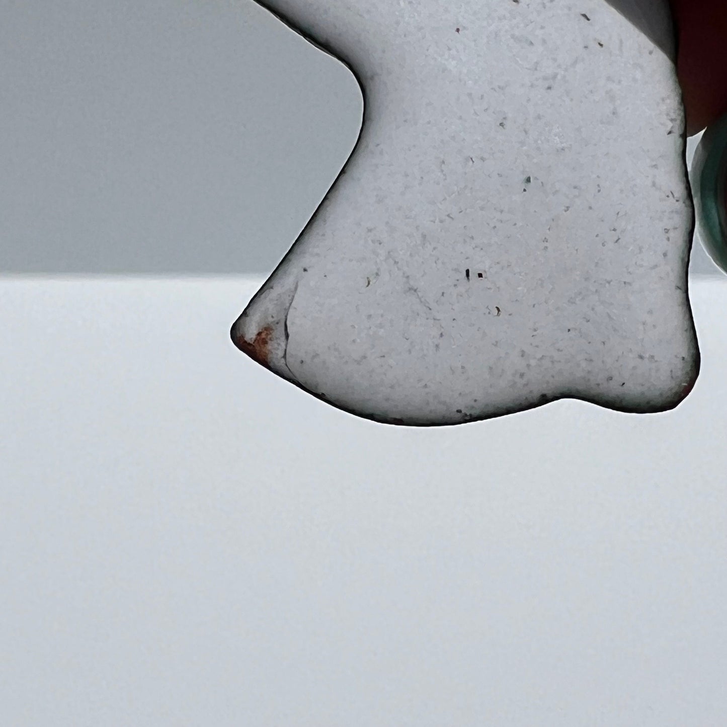 Vintage Brooch of White Enamel Horse