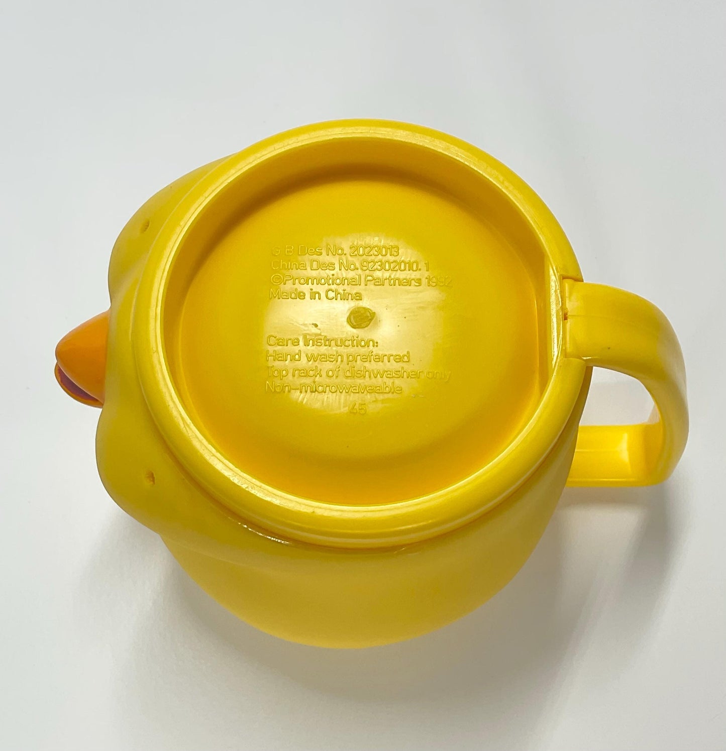 Vintage Tweety Bird Cup by Warner Bros Looney Tunes, 3D Cartoon Face 1992.