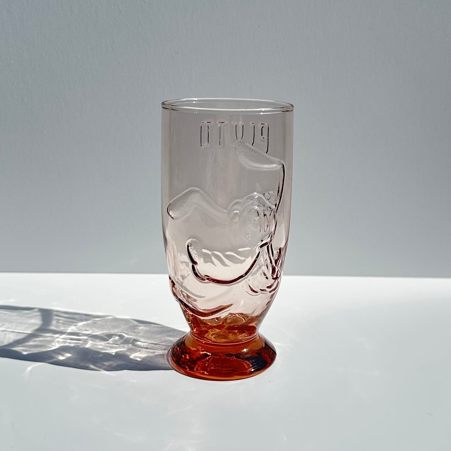 Vintage Embossed Glasses of Various Disney Characters by K. Onishi
