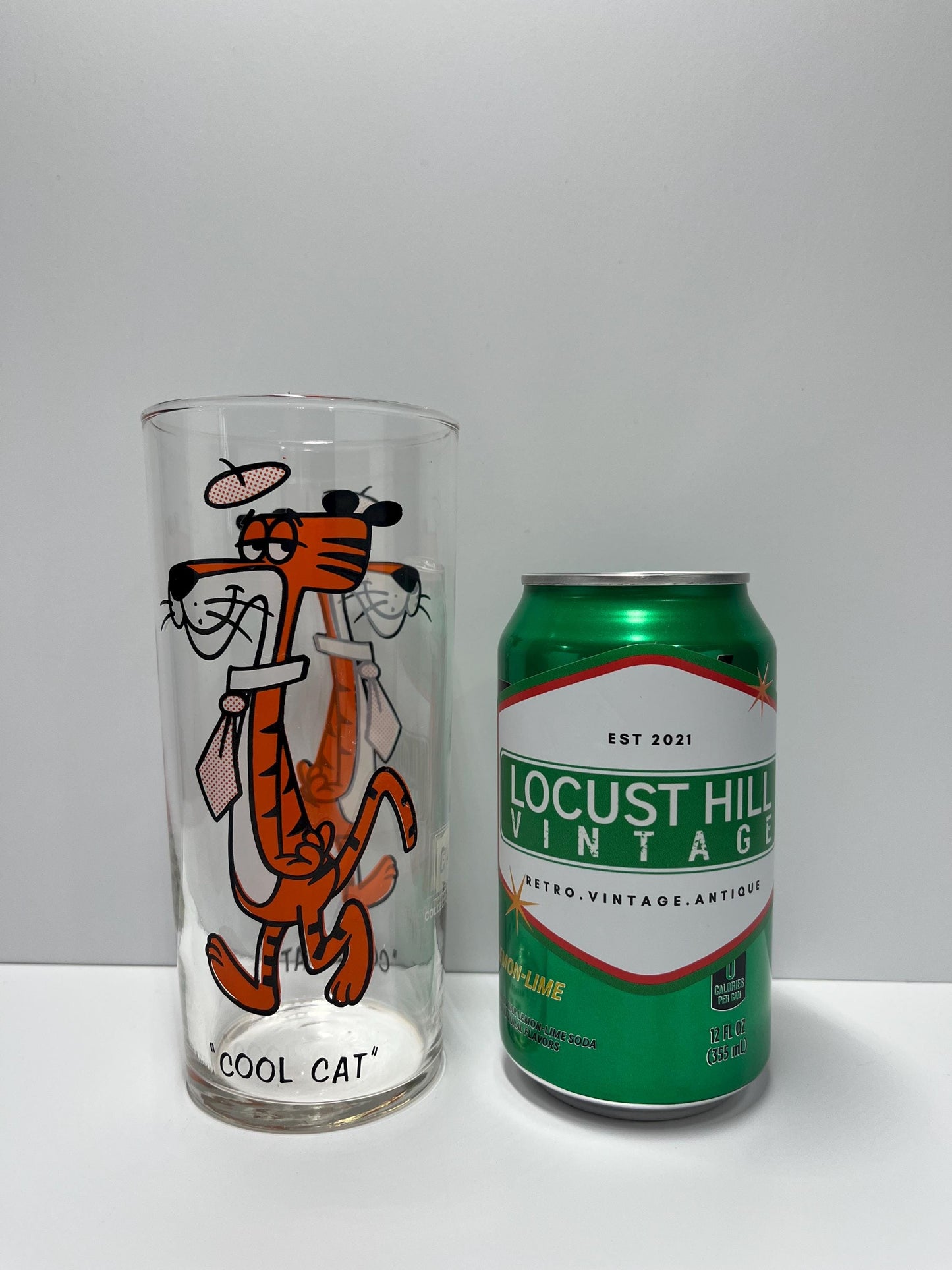 Vintage Cat Glass by Pepsi, Collector's Edition