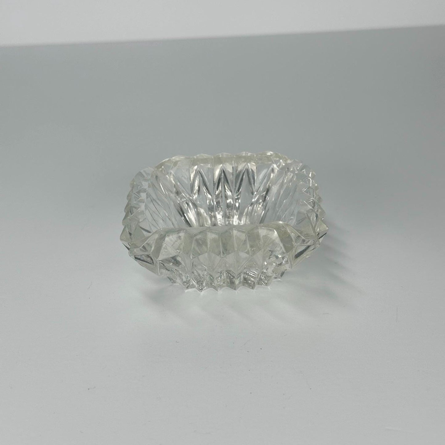 Vintage Salt Cellars Crystal-Cut and Made in Germany by Rossini Set of 2