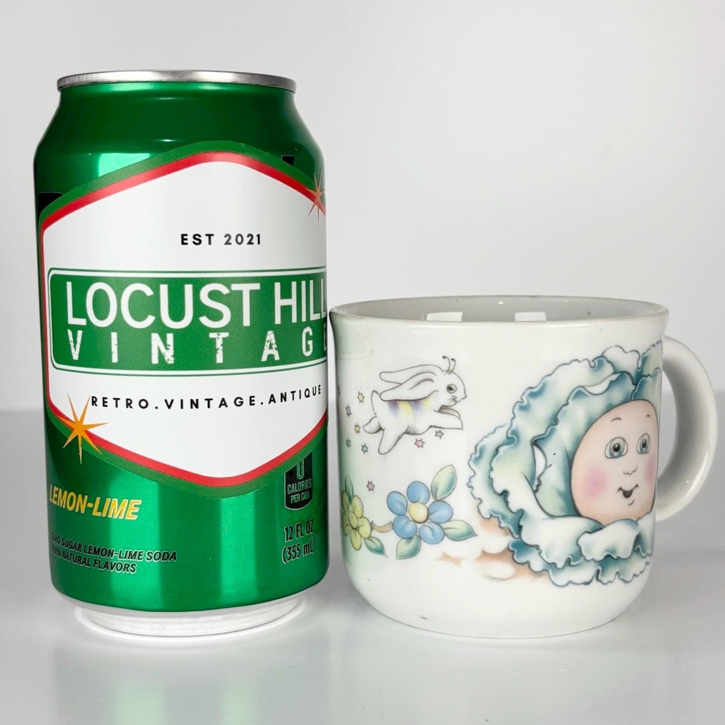 Vintage Mug with Cabbage Patch Kids Design and Made by Royal Worcester Fine Porcelain