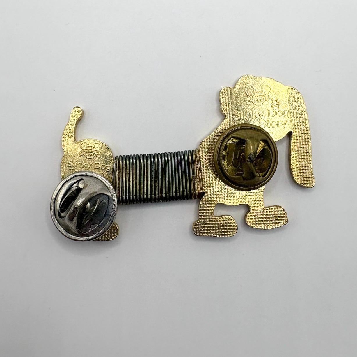 Disney Enamel Trading Pin of Toy Story Slinky Dog with Moving Spring