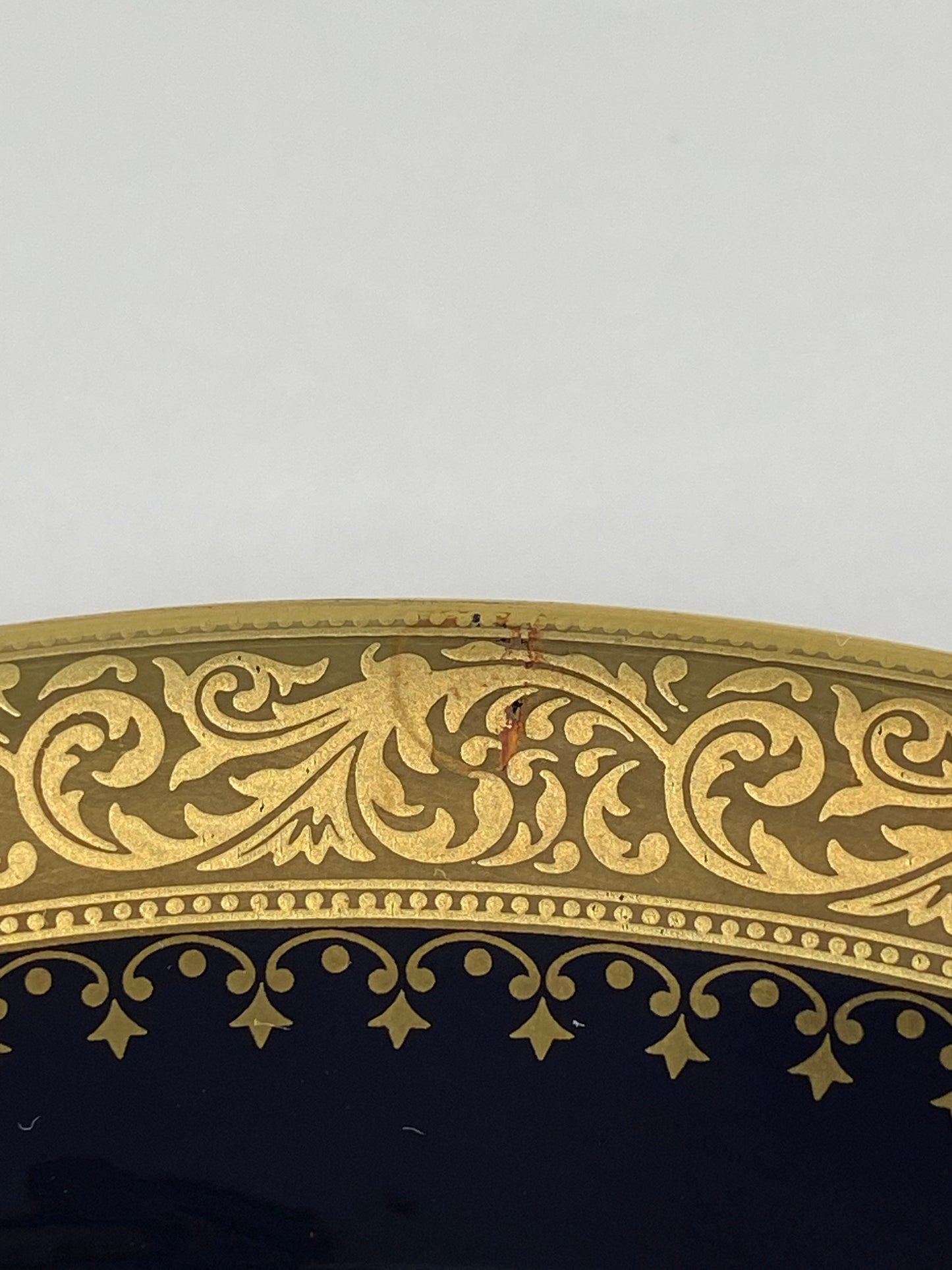 Vintage Limoges Castel Plate with 22k Gold Detail and Made in France
