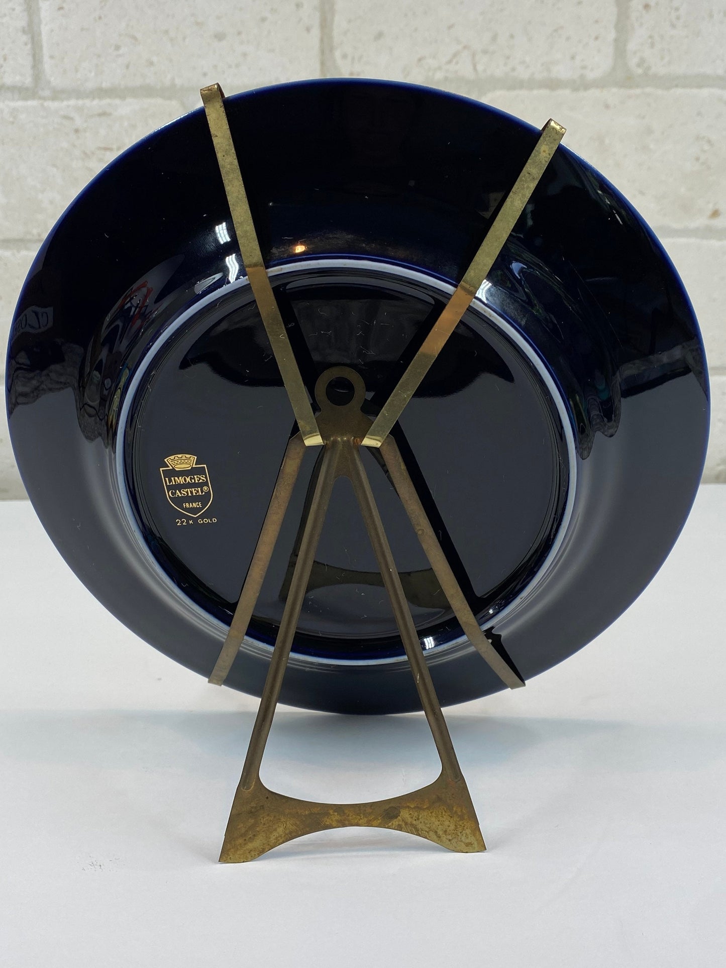 Vintage Limoges Castel Plate with 22k Gold Detail and Made in France