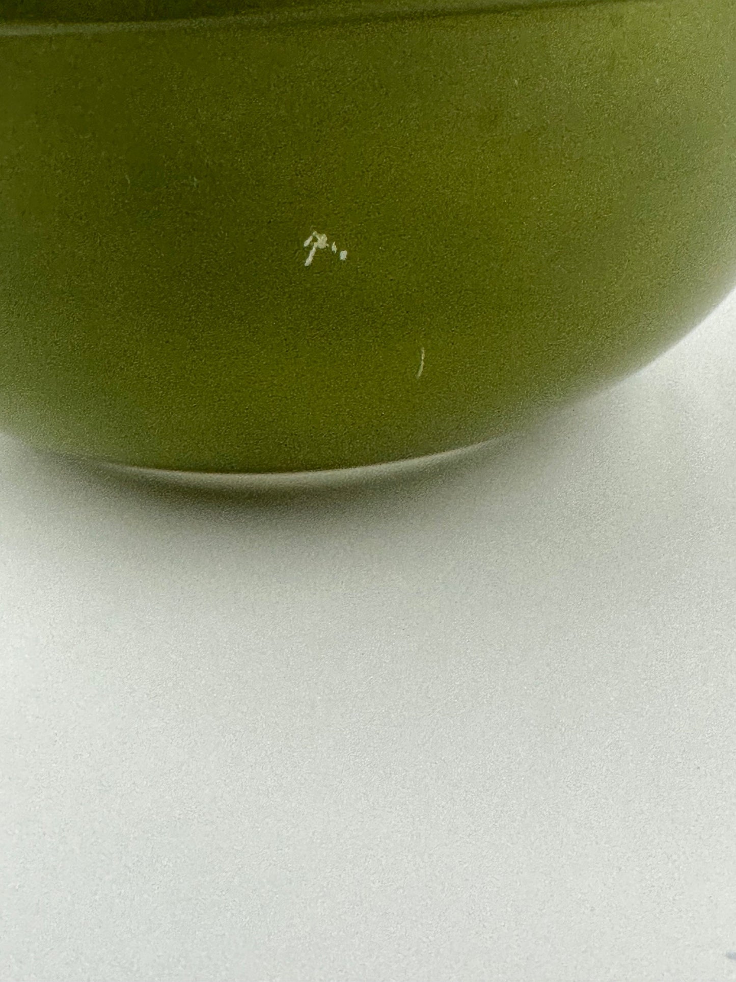 Vintage Avocado Green Pyrex Mixing Bowl,.