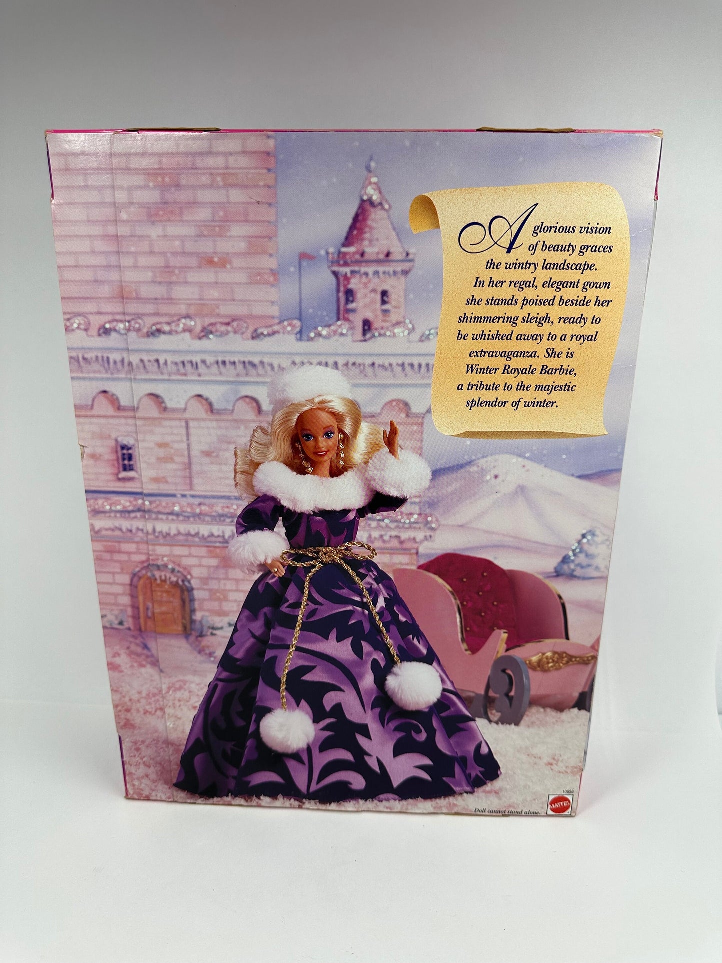 Vintage Barbie Doll, Winter Royale, Limited Edition Doll, 1993, New in Box.