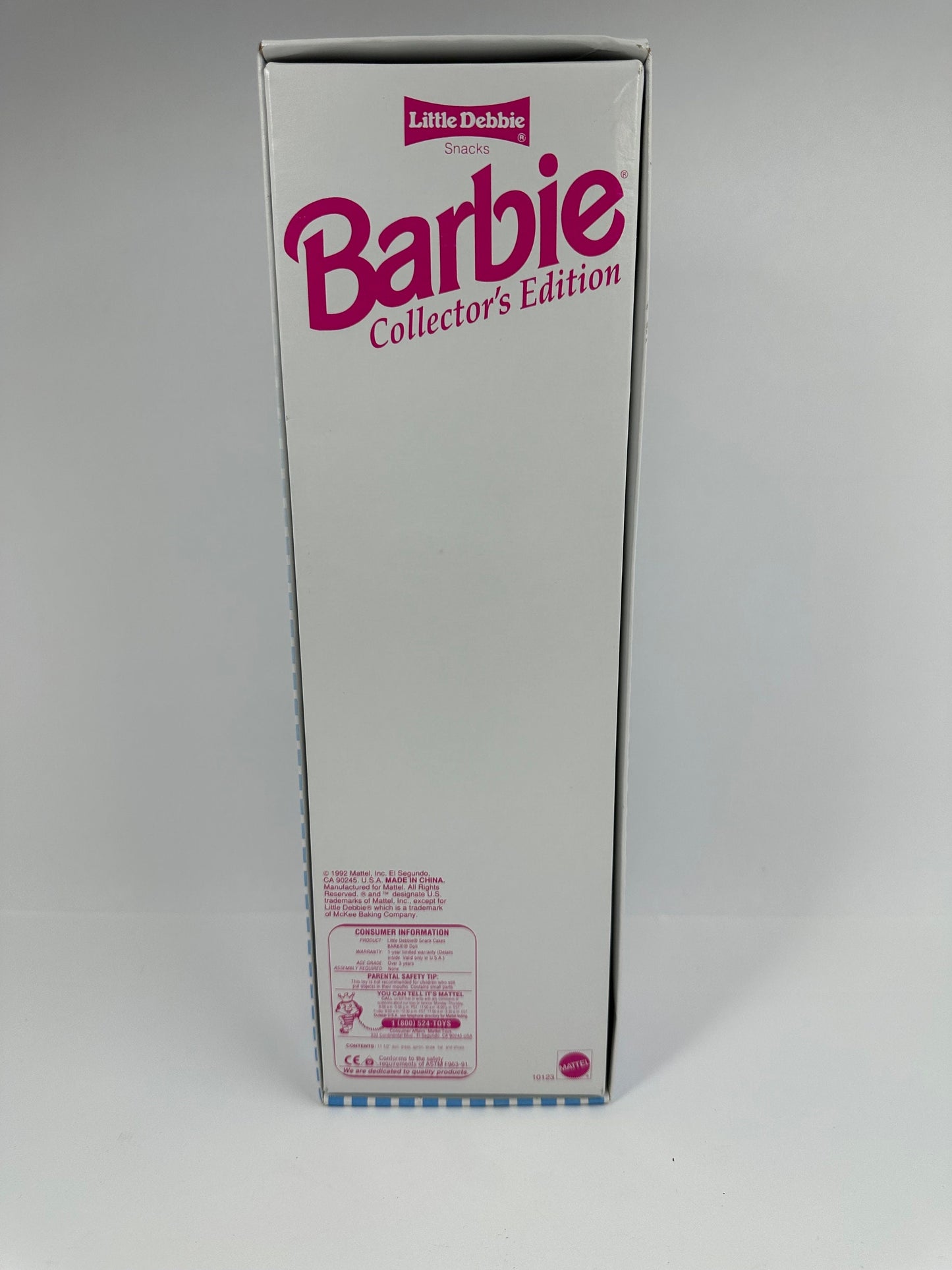 Vintage Barbie Doll, Collector’s Edition, Little Debbie Snacks, 1992, 10123, New in Box.