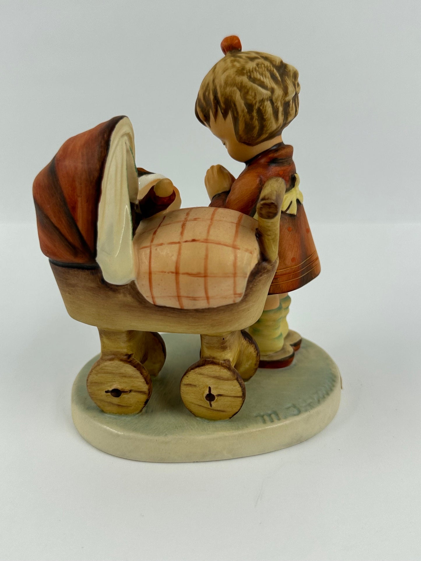 Vintage Hummel Figurine, “Doll Mother” by Goebel, Made in Germany, 1980s.