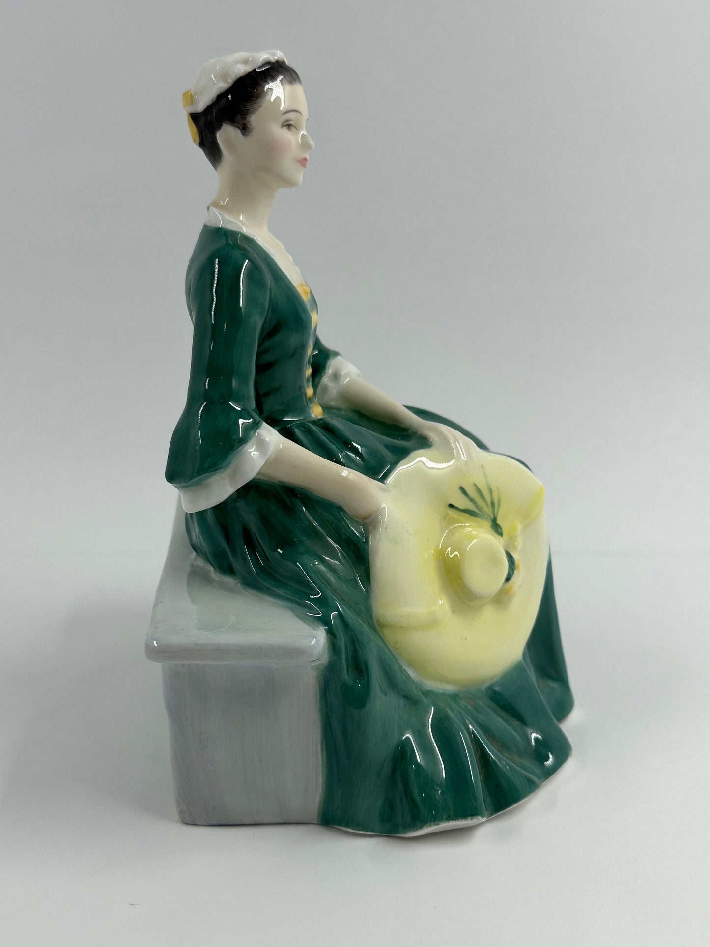 Vintage Figurine, by Royal Doulton, A Lady from Willamsburg, HN2228, and Made in England