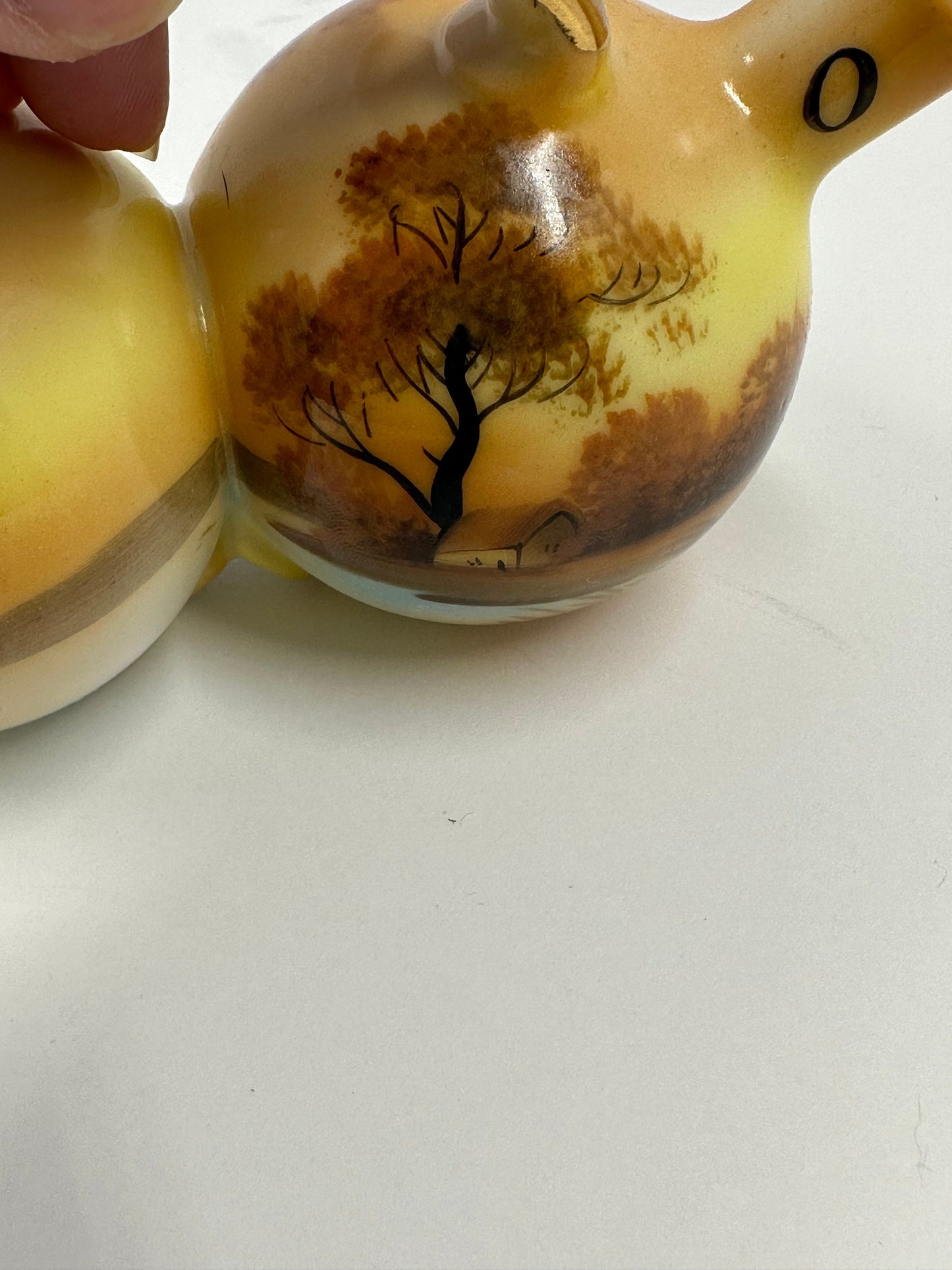 Vintage Cruet Set, Oil and Vinegar Set,  Noritake, Hand Painted, Made in Japan