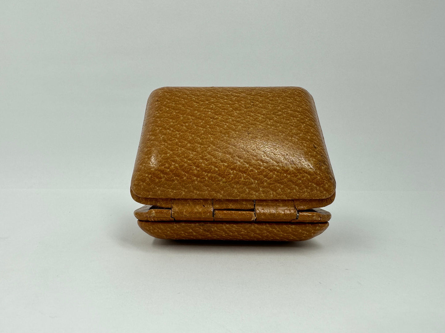 Vintage Travel Clock, Gold Toned, Foldable Travel Cover and Made in Germany.