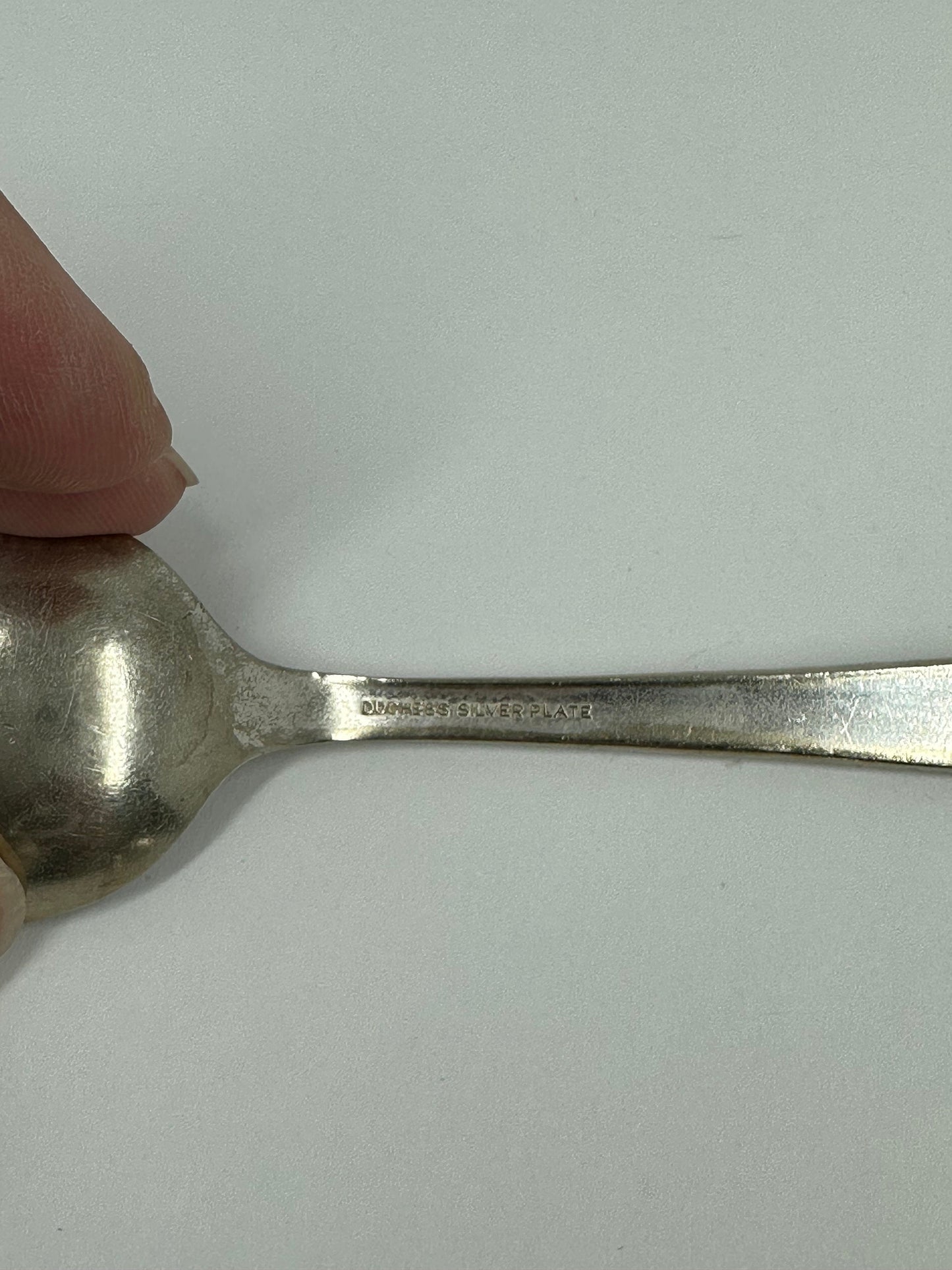 Vintage Spoons of Charlie McCarthy by Duchess Silver Plate, 1930s.