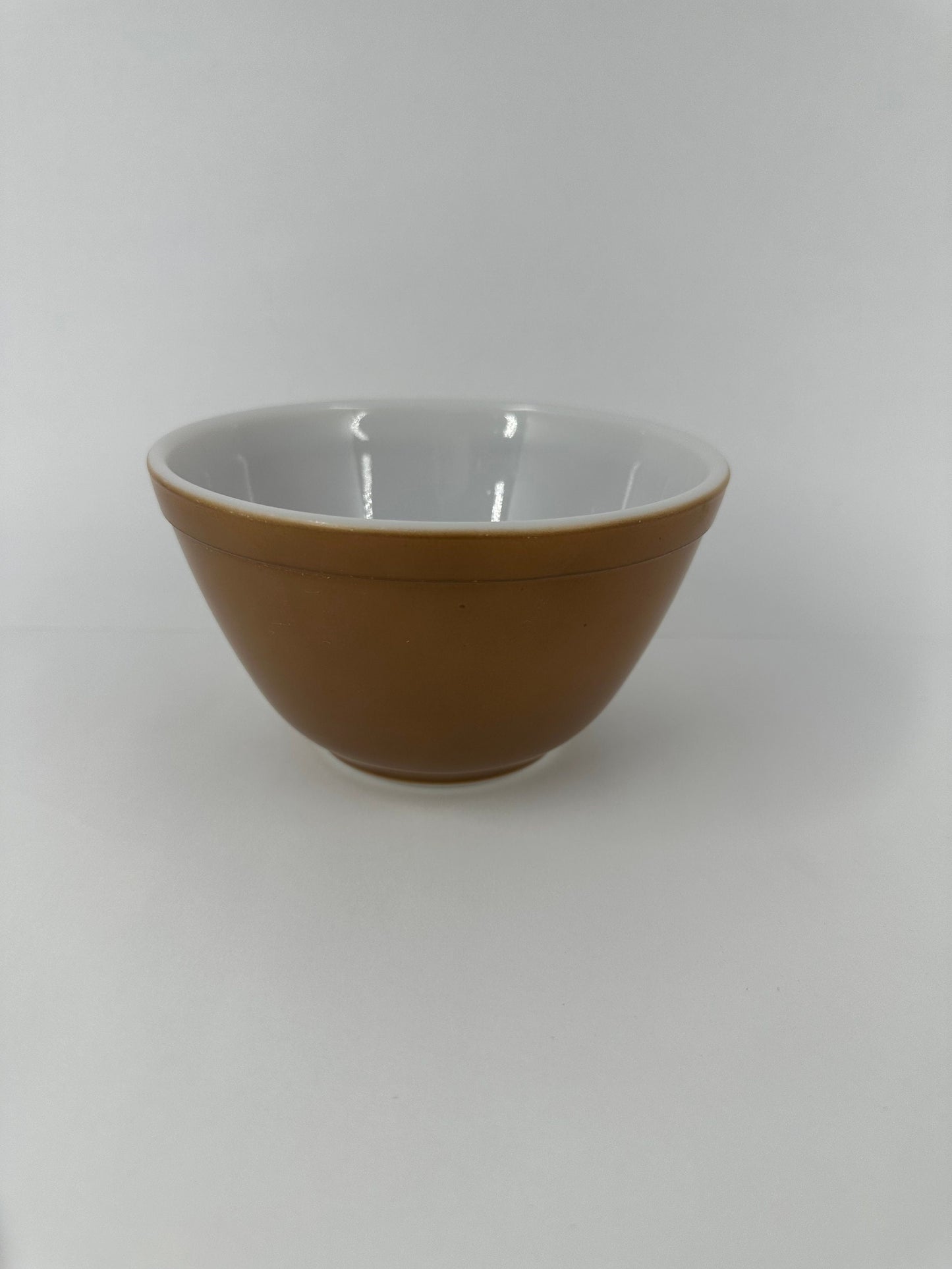 Vintage Bowl, Pyrex, Brown, Mixing Bowl, 401, 1 1/2 Pt.