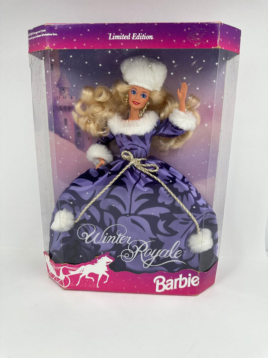 Vintage Barbie Doll, Winter Royale, Limited Edition Doll, 1993, New in Box.