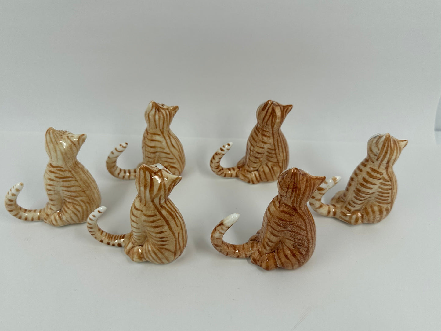 Vintage Ring Holder of Orange Tabby Cat Made of Fine Bone China in Philippines
