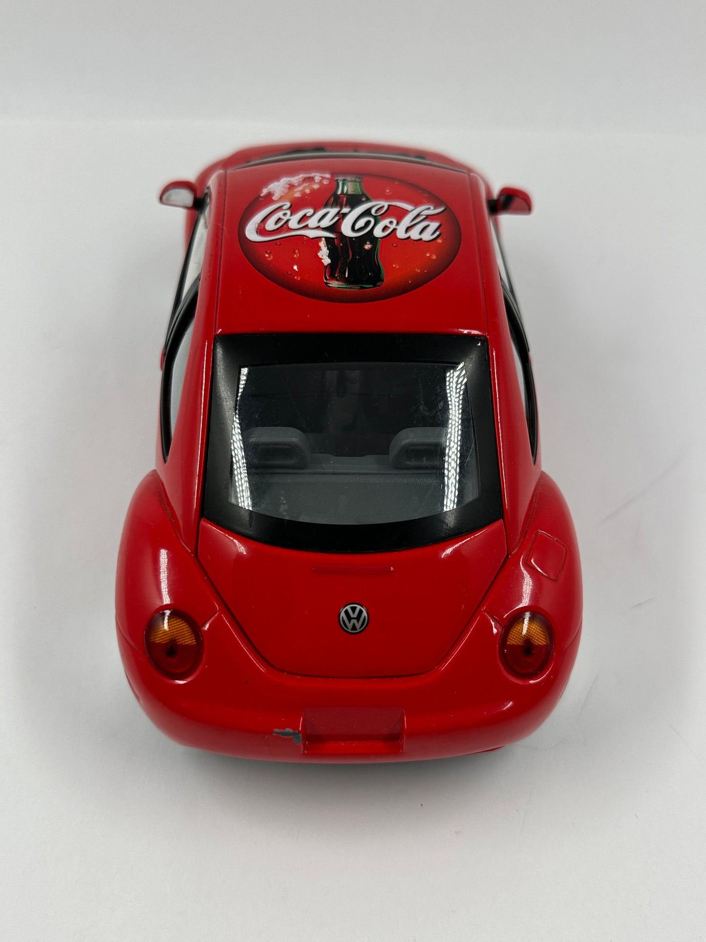 Vintage Toy, Coca-Cola Volkswagen Car by Matchbox, 9" Large Scale.