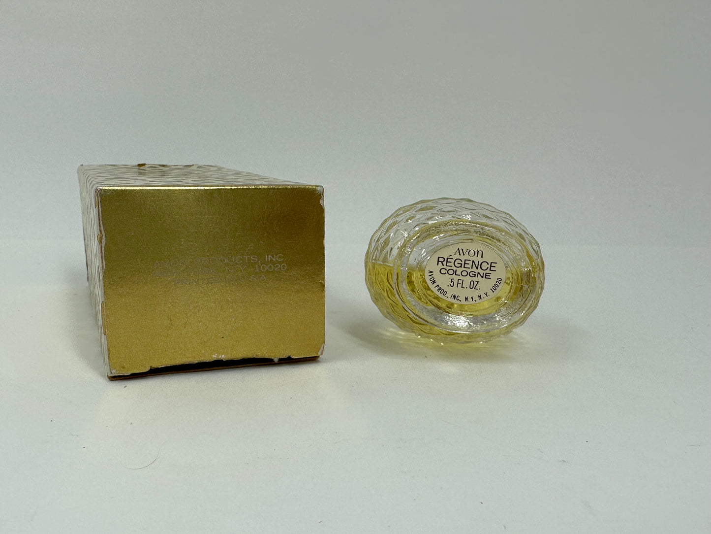 Vintage Avon Perfume Bottle, Regence Cologne.