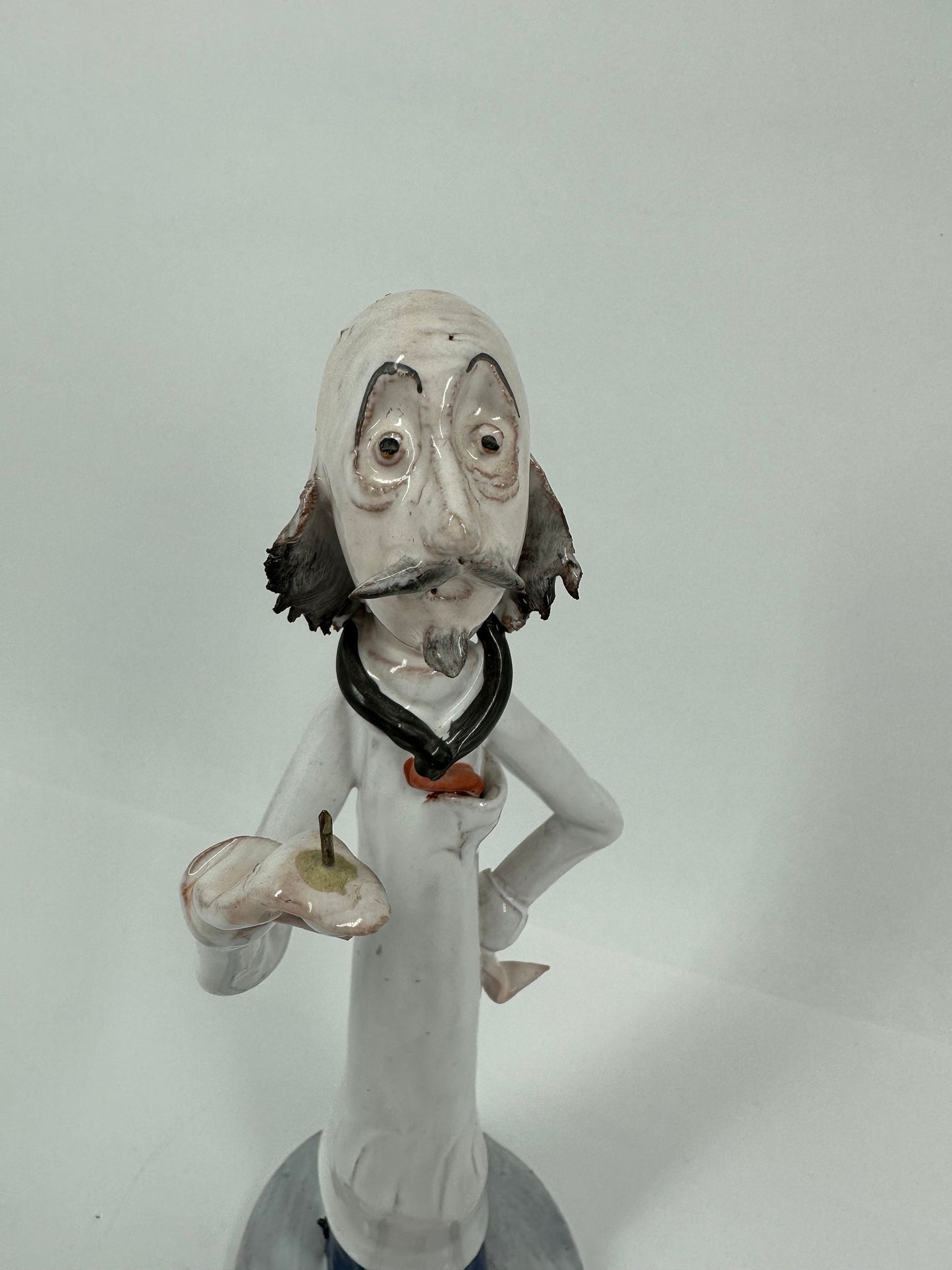 Vintage Figurine, Ceramic Doctor with Stethoscope, Signed