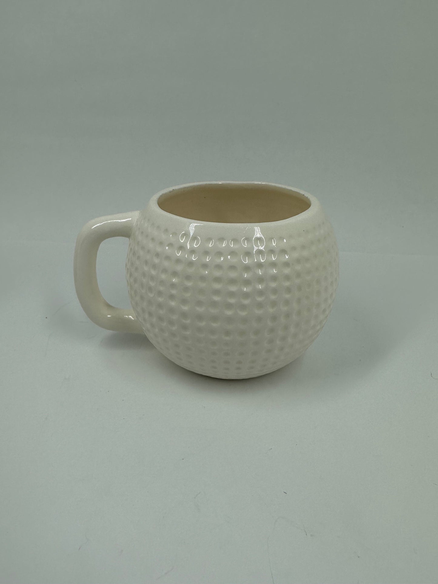 Vintage Mug, Ceramic Golf Ball, Made in Taiwan, 1985.