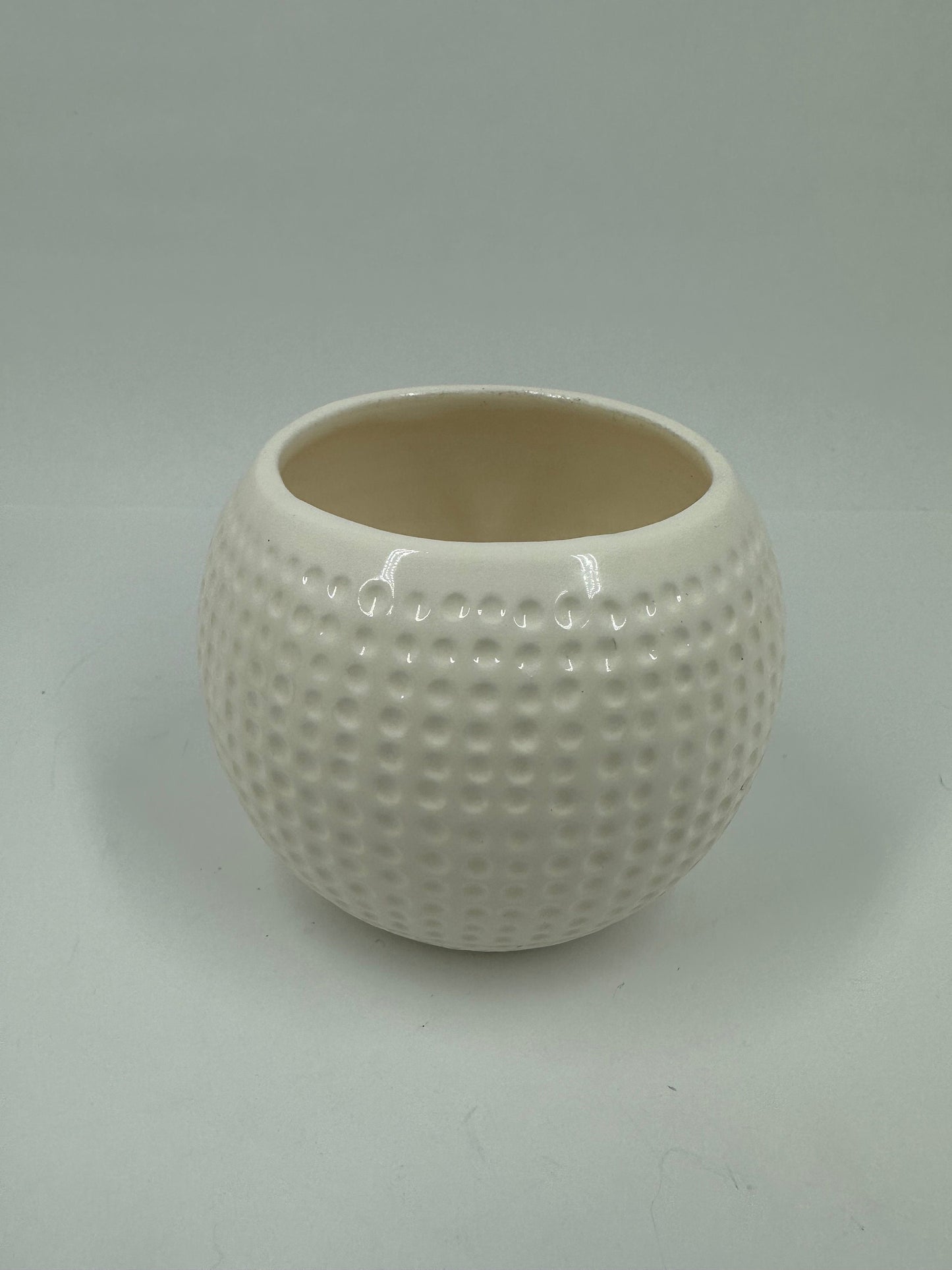 Vintage Mug, Ceramic Golf Ball, Made in Taiwan, 1985.