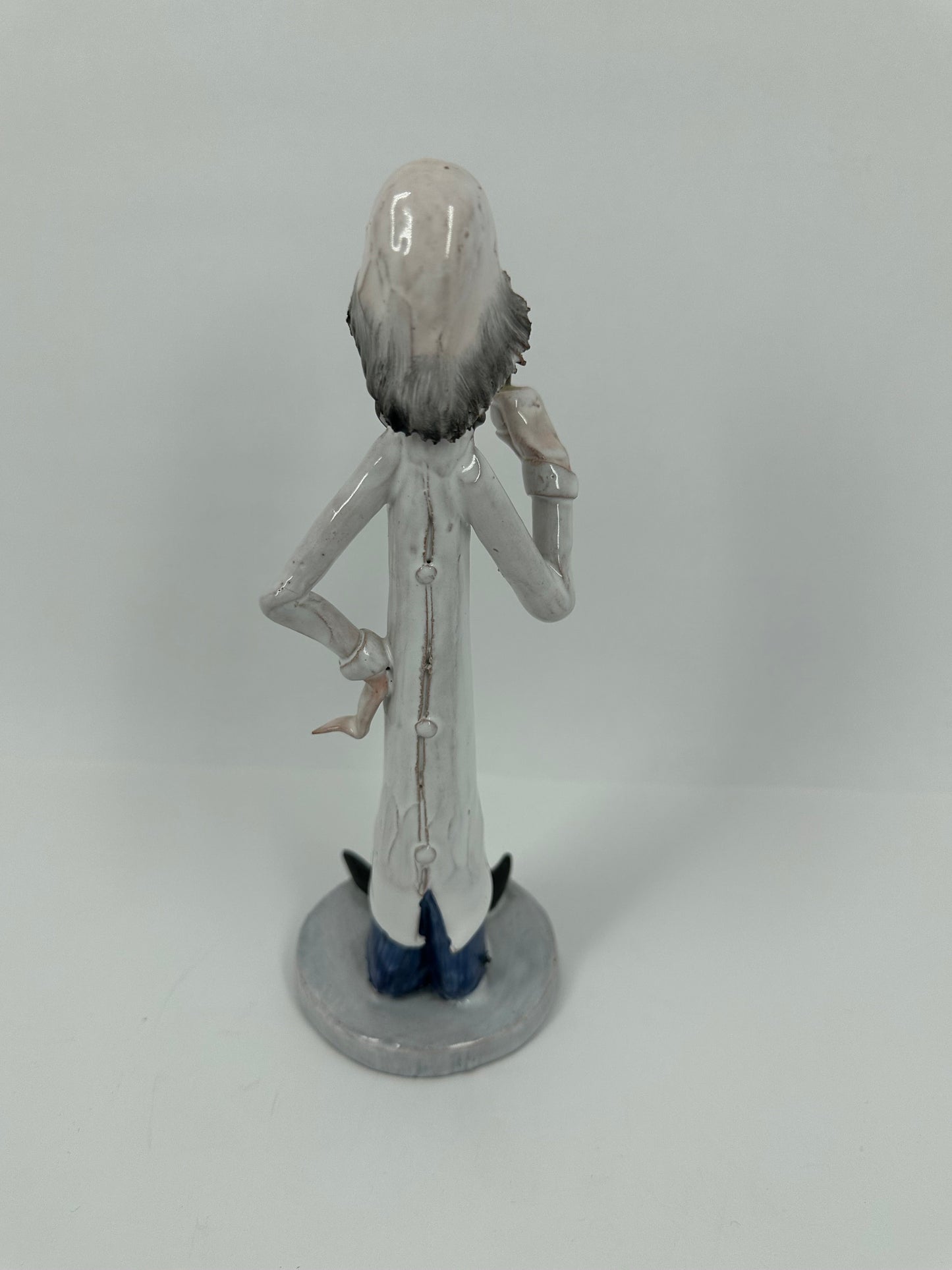 Vintage Figurine, Ceramic Doctor with Stethoscope, Signed
