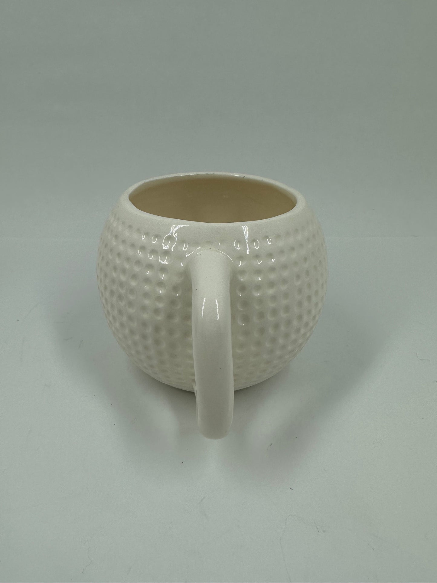 Vintage Mug, Ceramic Golf Ball, Made in Taiwan, 1985.
