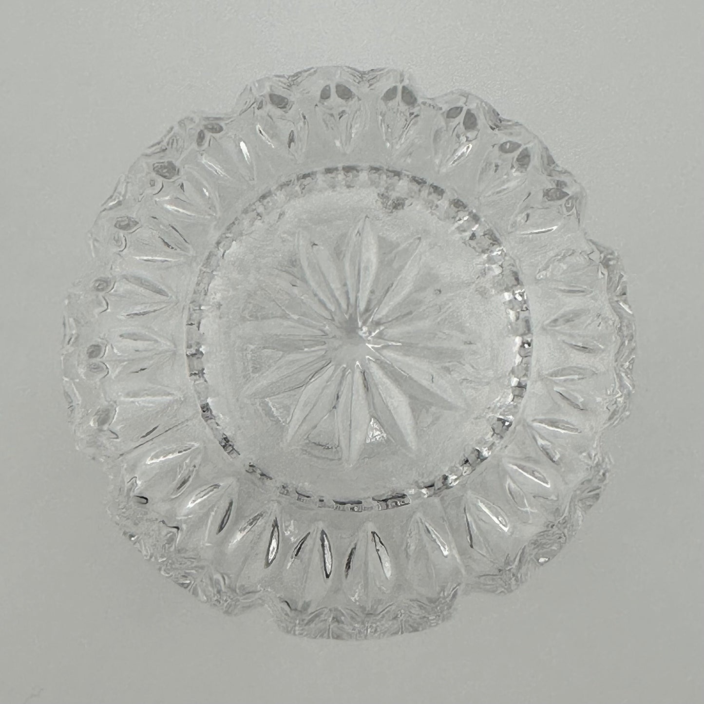 Vintage Perfume Bottle, Lead Crystal Cut Glass, By Princess House, Made in West Germany.
