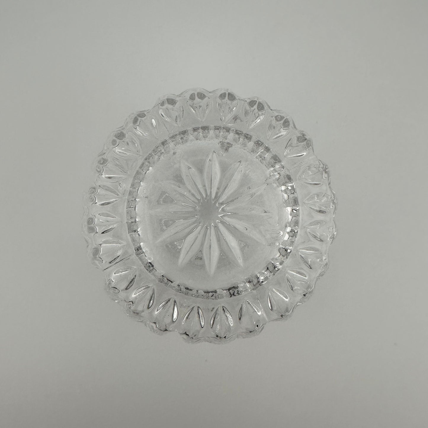 Vintage Perfume Bottle, Lead Crystal Cut Glass, By Princess House, Made in West Germany.