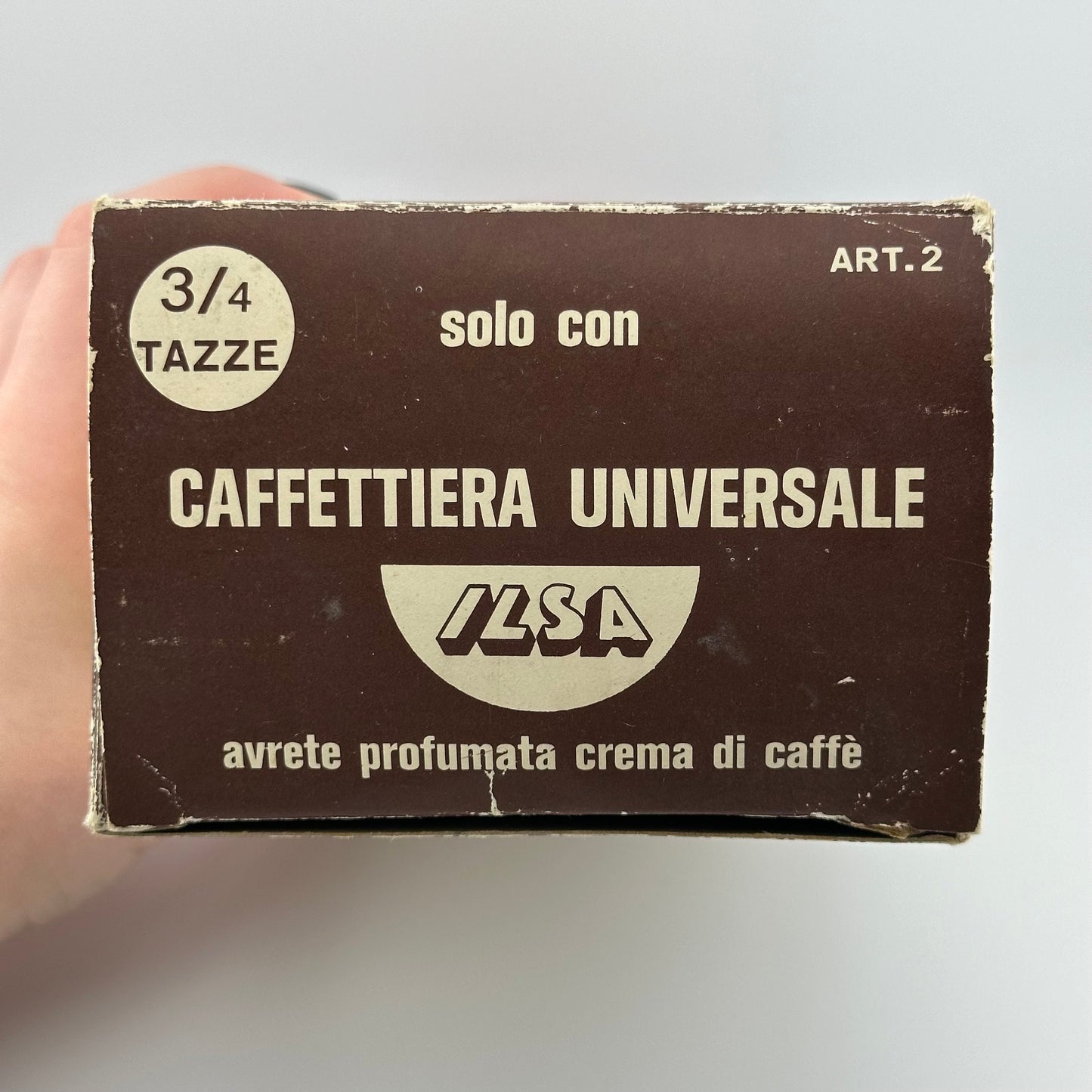 Vintage Neapolitan Coffee Maker by Italian Universal Coffee Pot and New in Box