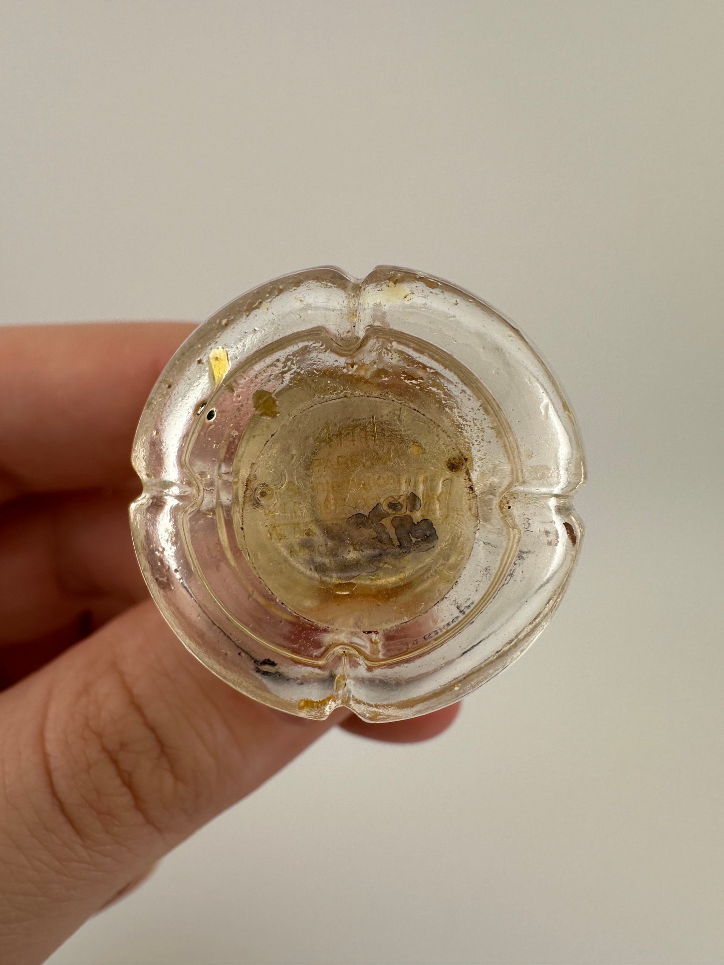 Vintage Perfume Bottle, Yves Saint Laurent, Empty Champagne Eau De Toilette, Clear Glass, 4mL.