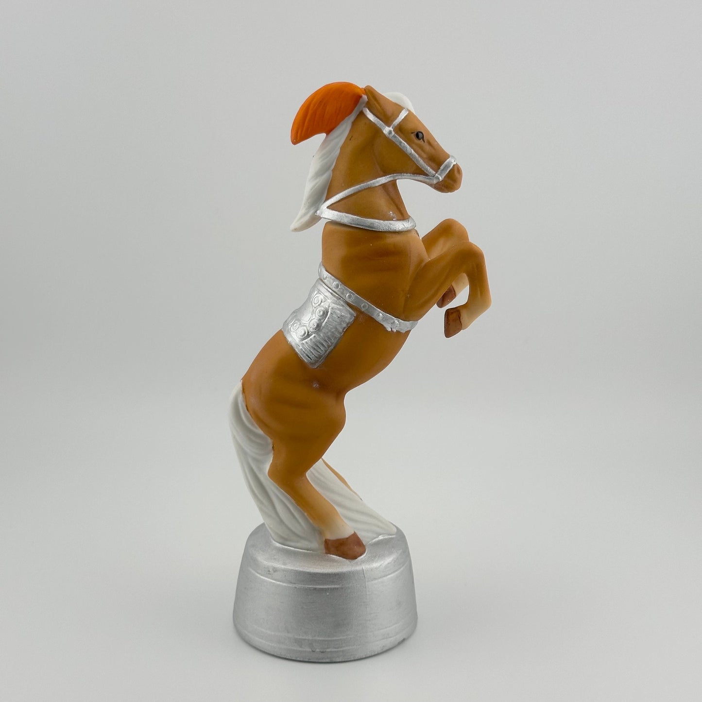 Vintage Miniature Decanter, Rodeo Horse, Made by Delibro in Taiwan.