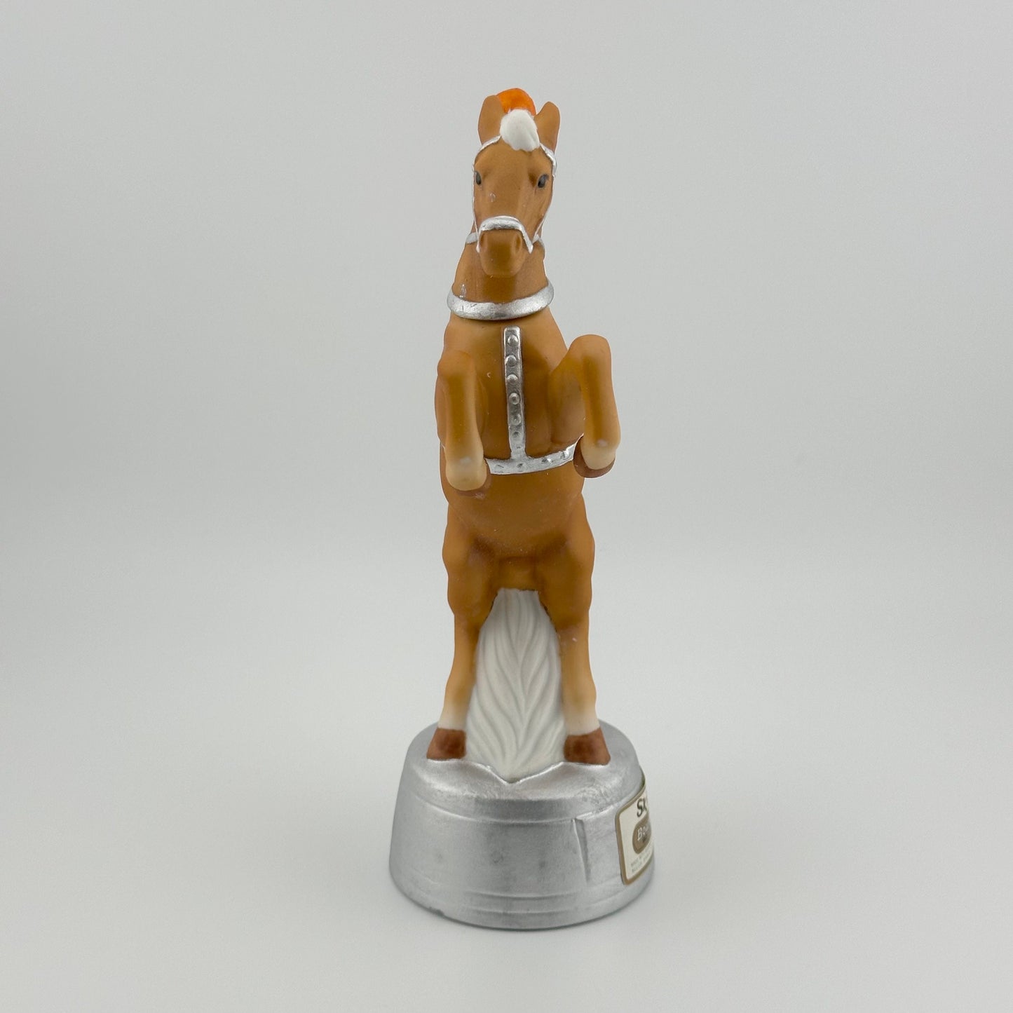 Vintage Miniature Decanter, Rodeo Horse, Made by Delibro in Taiwan.