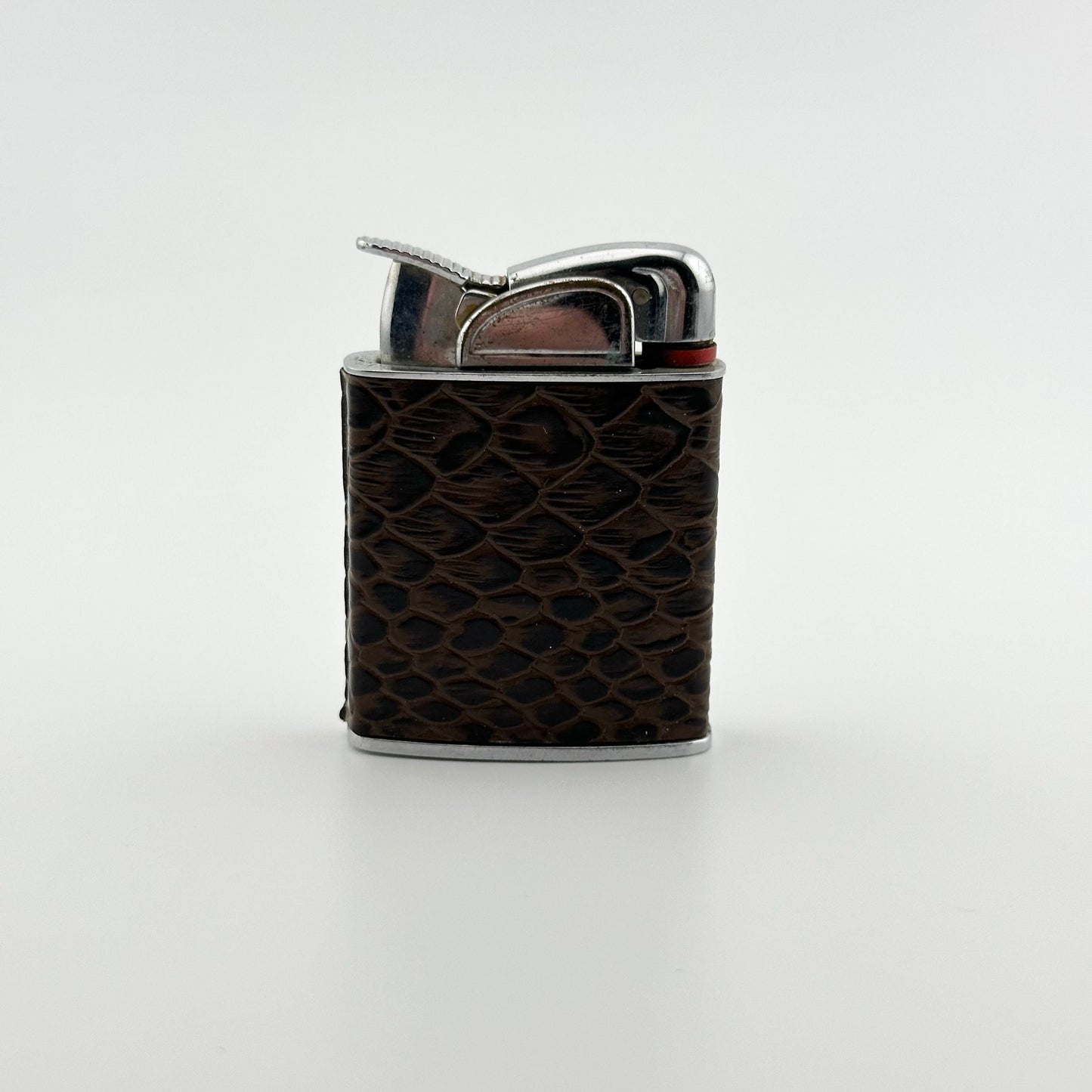 Vintage Lighter Wrapped in Alligator Leather by Evans Fuel.