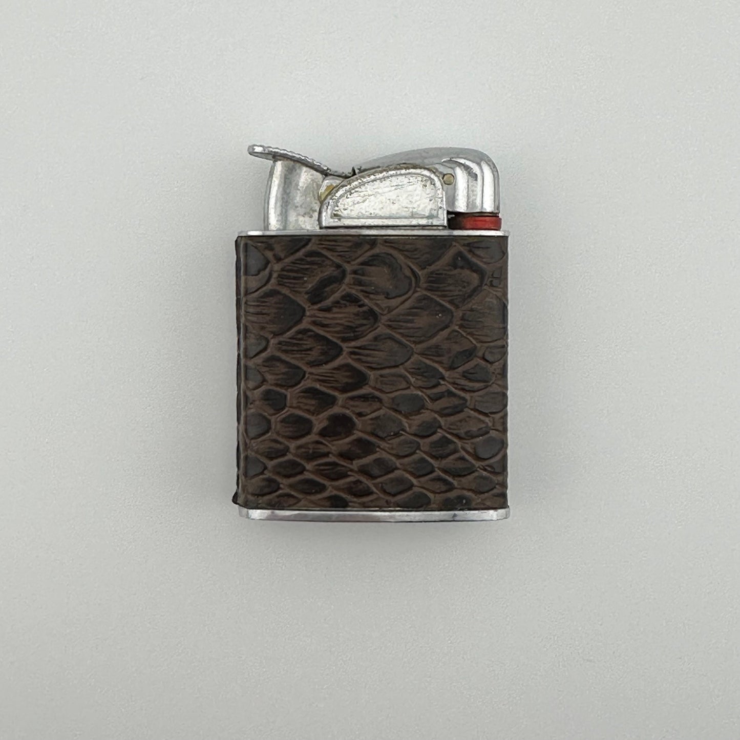 Vintage Lighter Wrapped in Alligator Leather by Evans Fuel.