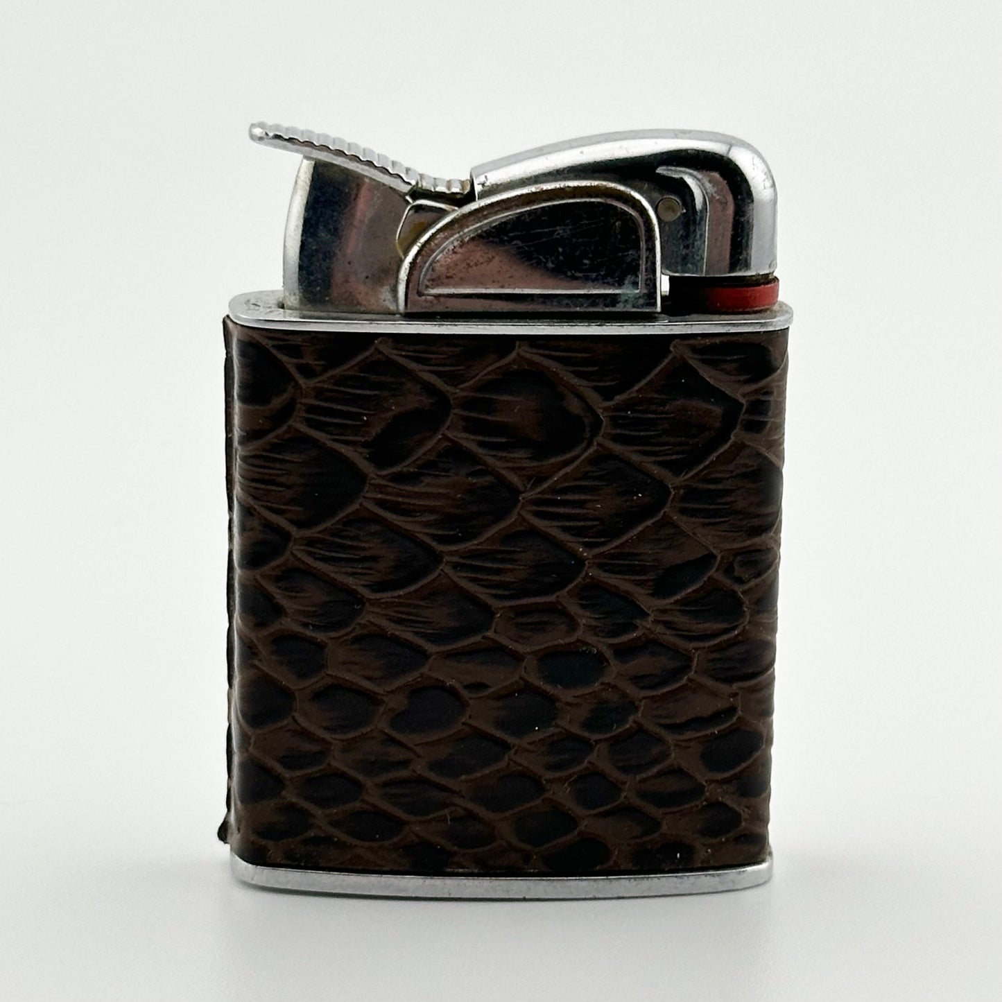 Vintage Lighter Wrapped in Alligator Leather by Evans Fuel.