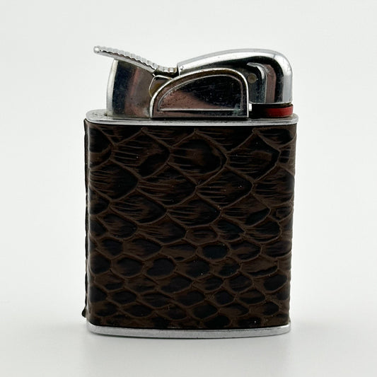 Vintage Lighter Wrapped in Alligator Leather by Evans Fuel.