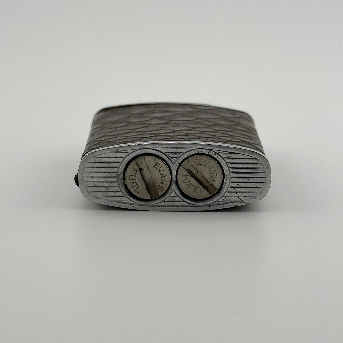 Vintage Lighter Wrapped in Alligator Leather by Evans Fuel.