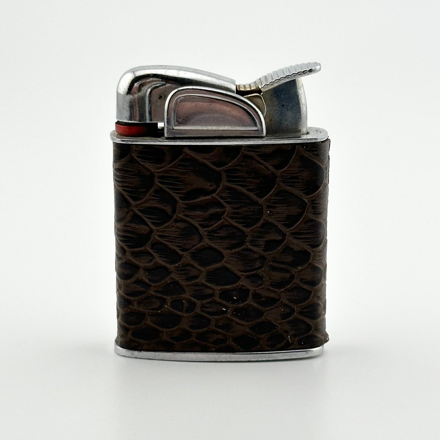 Vintage Lighter Wrapped in Alligator Leather by Evans Fuel.