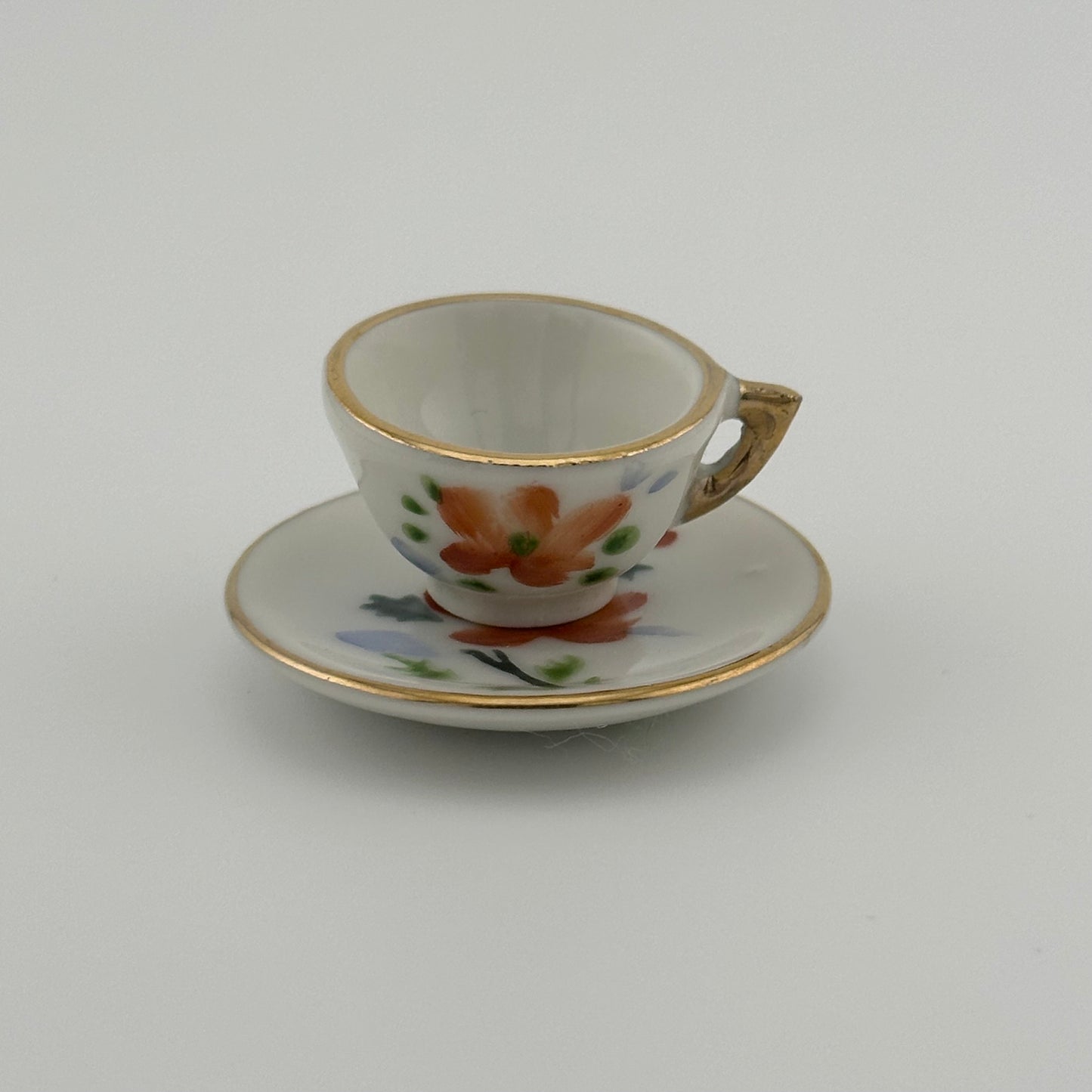 Vintage Miniatures, Calendar Cup and Saucer, August.